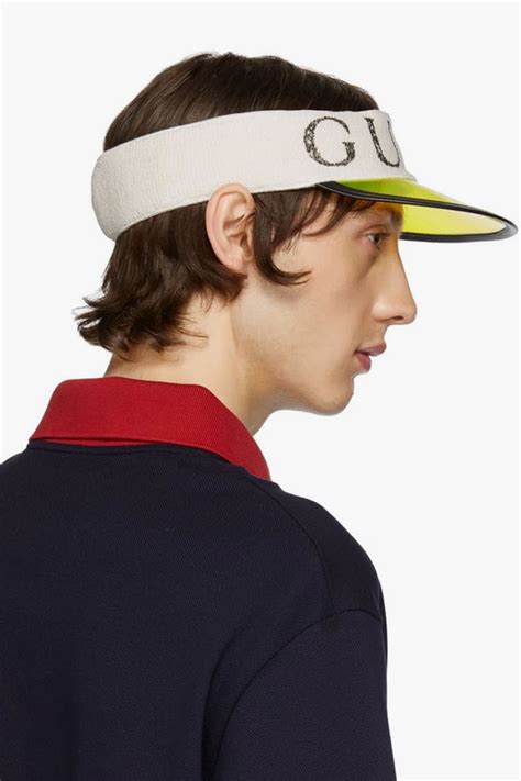 gucci sun visor de